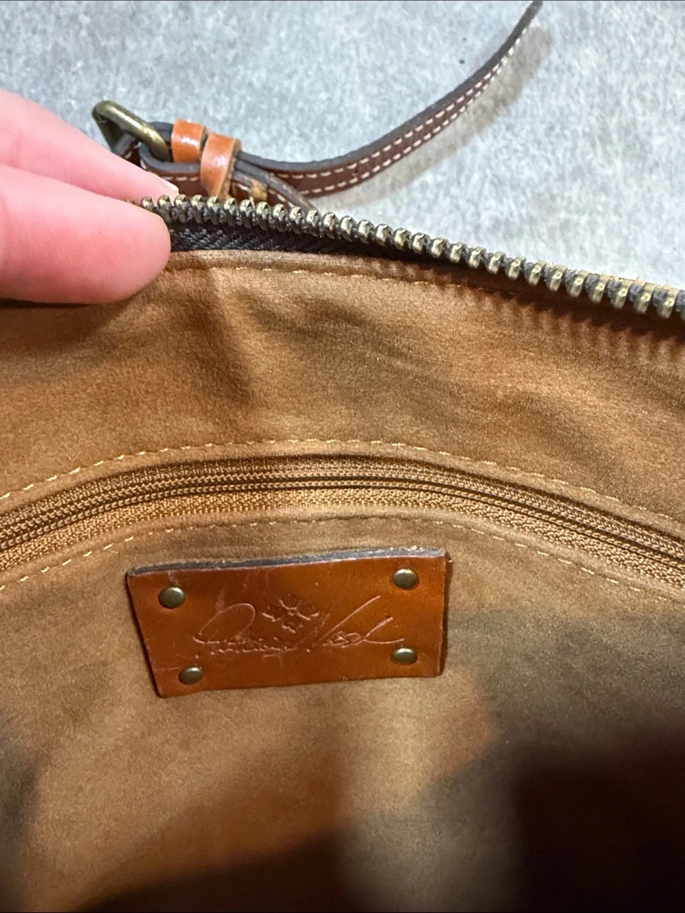 Patricia Nash Avellino Leather Crossbody Purse